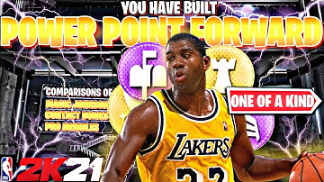 *CONTACT DUNKS* ON A POINT POWER FORWARD BUILD W PRO DRIBBLE MOVES IS THE RAREST BUILD on NBA 2K21!