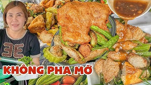 Không bảng hiệu vẫn đông nghẹt, CÁ THÁC LÁC Chiên Cùng Khổ Qua Cà Ớt và đủ loại Rau Củ, giá chỉ 4K