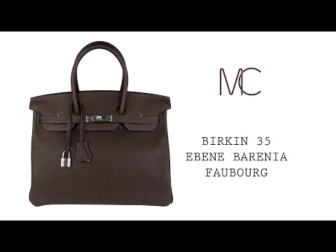 Birkin 25 Barenia Faubourg Ebene