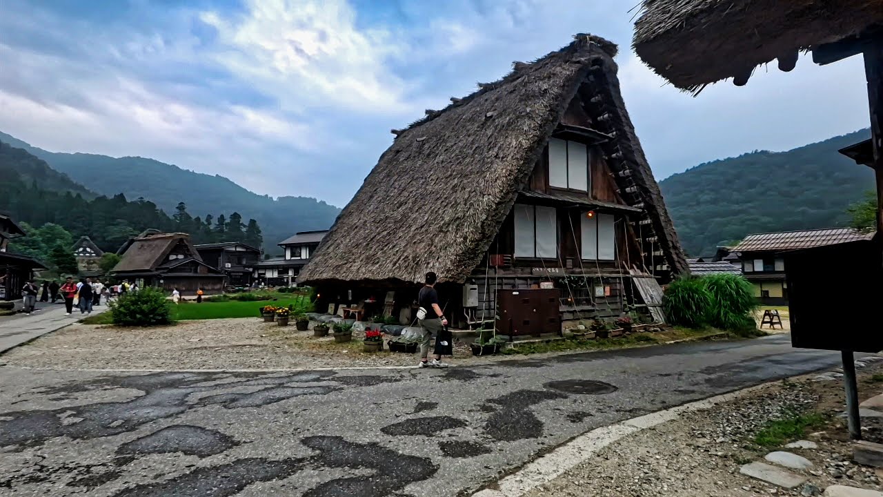 日本岐阜縣【 白川鄉合掌村】木板步道 , Shirakawa Gifu (Japan) - YouTube