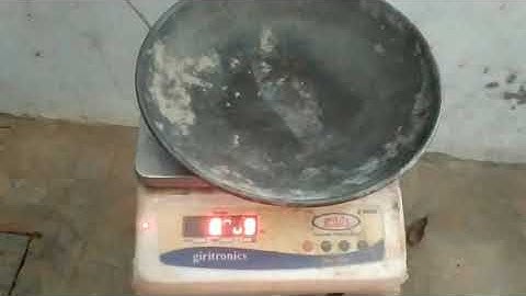 Standard consistency test on cement