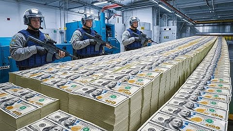 Inside the Dollar Factory: How the U.S. Created Billions of High-Security Dollar Bills!