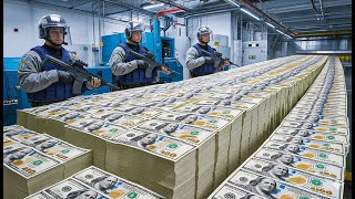 Inside the Dollar Factory: How the U.S. Created Billions of High-Security Dollar Bills!