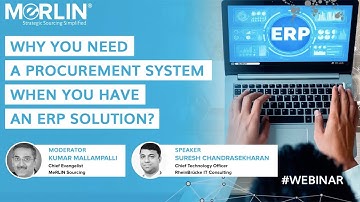 Why digital procurement solution beats ERP? | Time to move from ERP to Strategic Sourcing Software