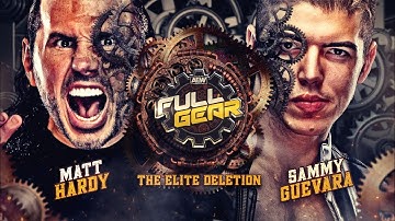 FULL MATCH - Matt Hardy vs. Sammy Guevara – The Elite Deletion Match: AEW Full Gear 2020