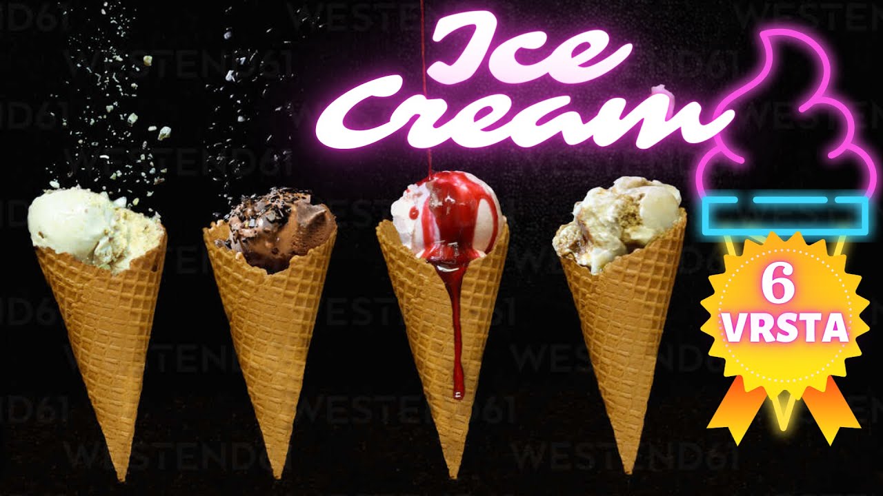 6 VRSTA SLADOLEDA - SLASTIČARSKE TAJNE - KAKO SE PRAVI KREMASTI SLADOLED BEZ JAJA, BEZ LEDA...