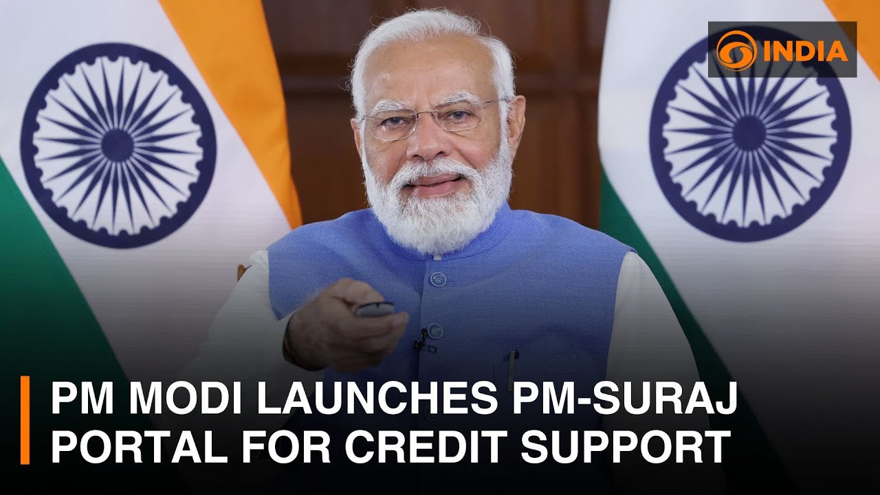 Indian PM Modi launches PM-SURAJ portal for credit support | DD India