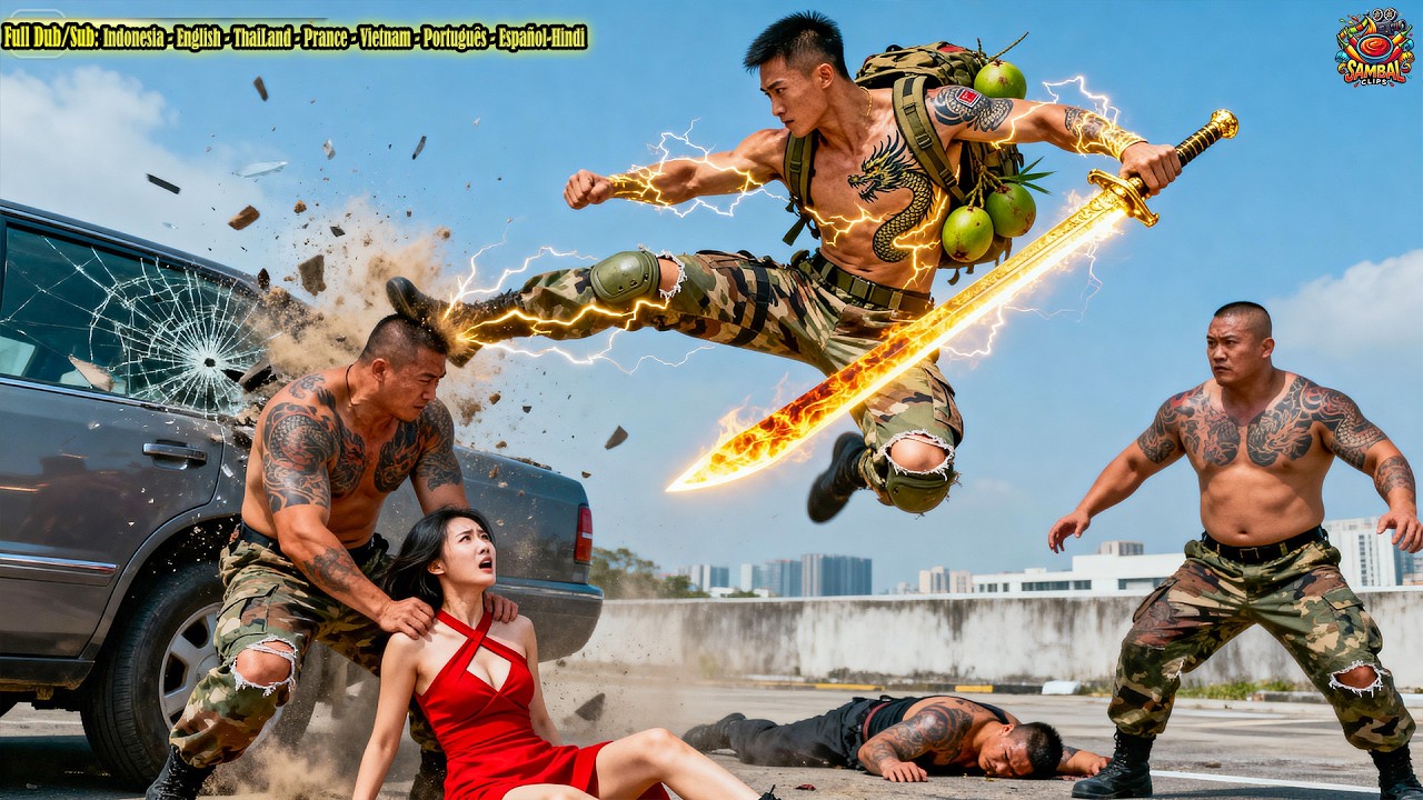 Prajurit miskin pulang dapati istri diculik, berubah dewa perang, serbu markas dan habisi semua!