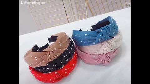Băng đô cài tóc (bờm tóc/xược tóc/vấn tóc) đẹp xinh trendy - Tone Shop