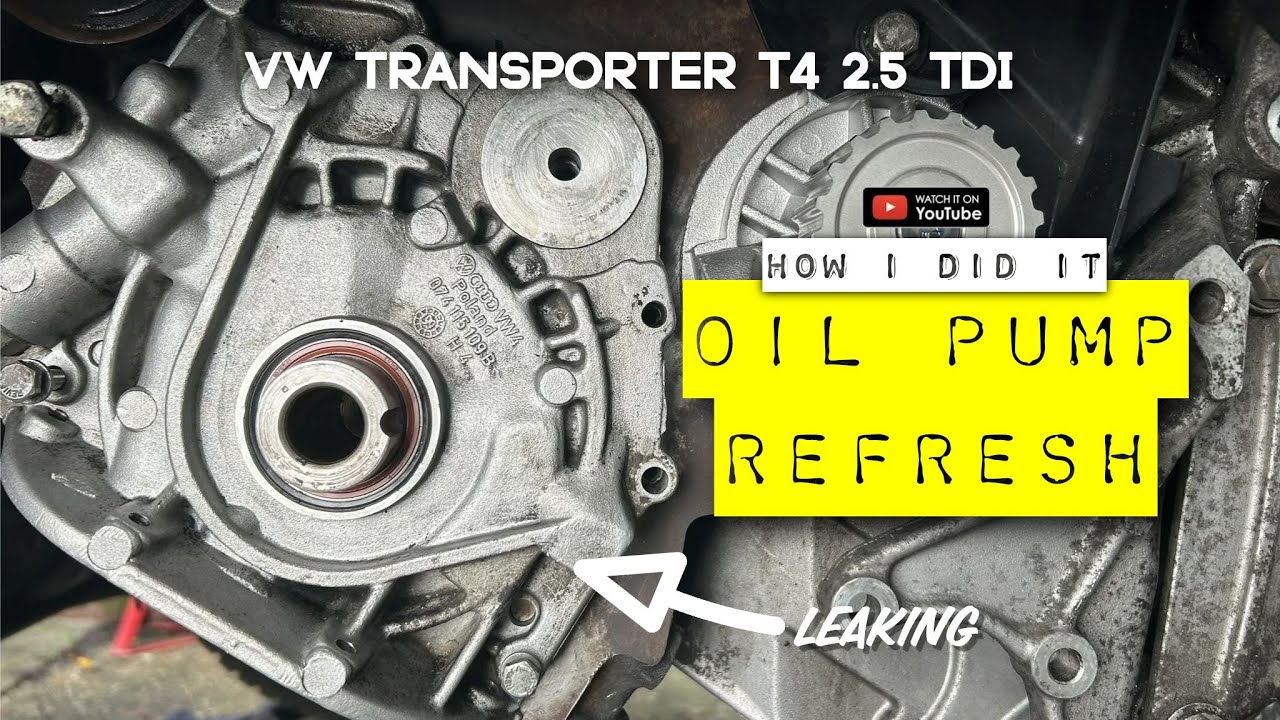 VW T4 2.5 tdi Oil Pump Removal Refresh and Refit [DETAILED]
