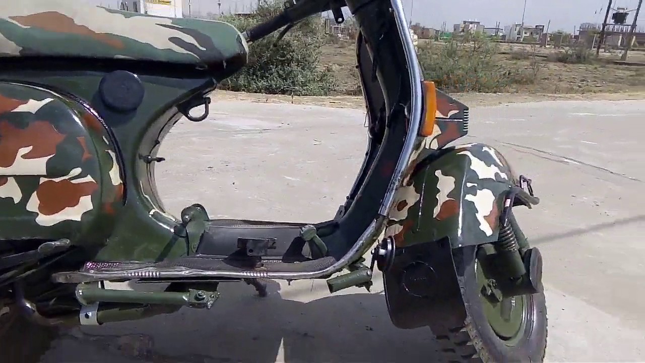 Modified Scooter Into Bullet Army Style Modified Scooter Into Bullet Army Style
