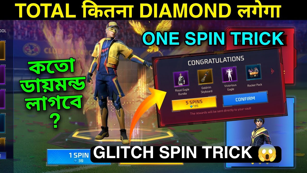Free Fire Hacker Store Event, 1 Spin Trick