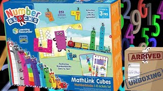 Learning Resources  MathLink Cubes Number blocks 1-10 Activity Set Early Years Maths Learning review