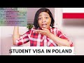 STUDENT VISA IN POLAND| When Can  I Change My Student Visa Into A TRC? Medical Insurance, Funds,Tips
