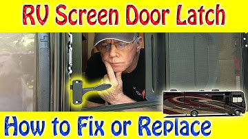 How to fix RV Screen Door Handle