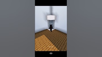 Minecraft Working Shower Tutorial moment. #minecraft #shorts