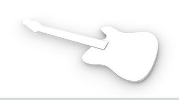 Rhino 8 Modeling a Guitar (Telecaster Delux) Part 1 of 4