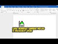 CARA MEMBUAT GAMBAR MESJID DI MICROSOFT WORD‼️