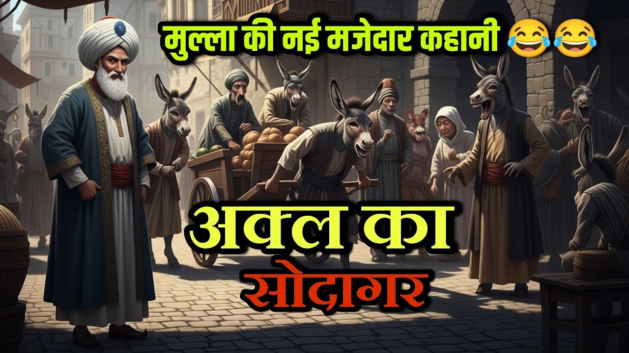 मुल्ला की सबसे लंबी यात्रा: 5 मूर्ख, 1 राजा और समय का जाल! 😲 Mulla Nasruddin Story