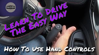 How To Drive Using Hand Controls Correctly (Push/Pull)