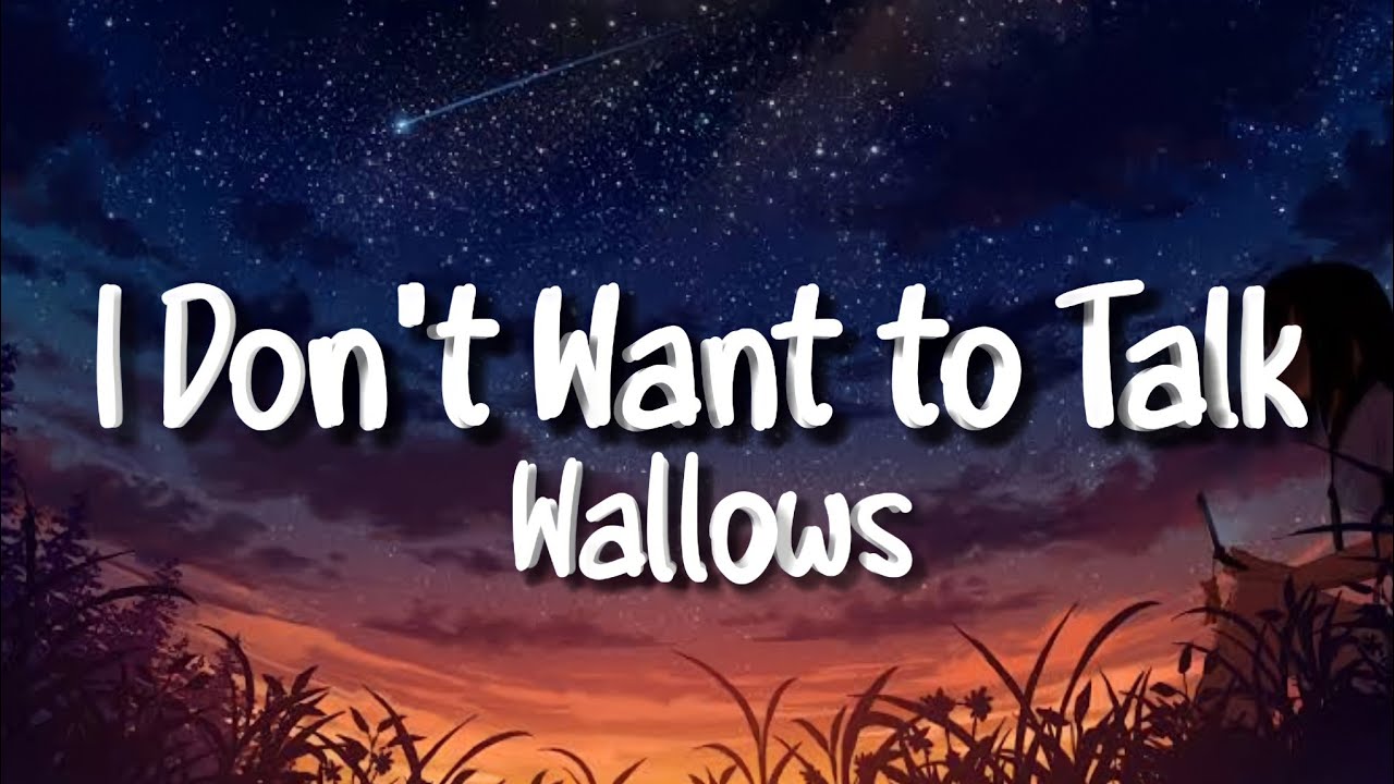 Wallows - I Don't Want to Talk (Lyrics) - YouTube