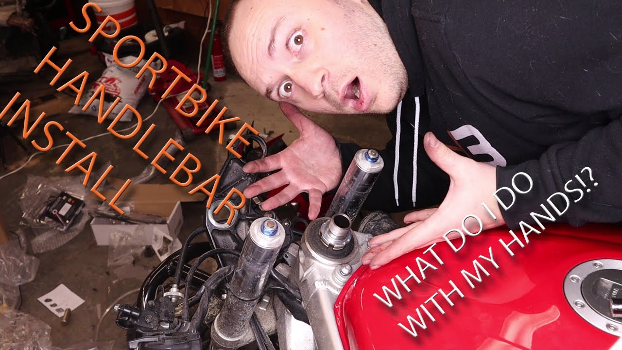 How to Install Handlebars on a Sportbike: Getting the R6 Ready for Dirt ...