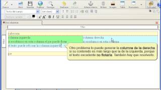 19 Tutorial de Kompozer Maquetación 2 Columnas