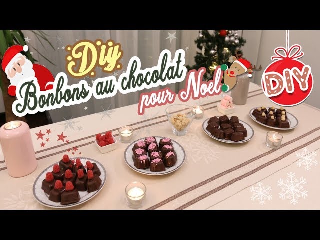 DIY Bonbons au Chocolat pour Noel  Chocolats fourrés pour Noel et les  fêtes 