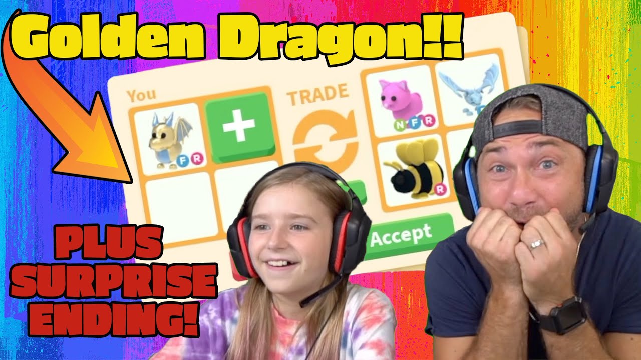 What People Trade For A Golden Egg Pet In Roblox Adopt Me Funny Surprise For Cammy Youtube - cammy and mike roblox