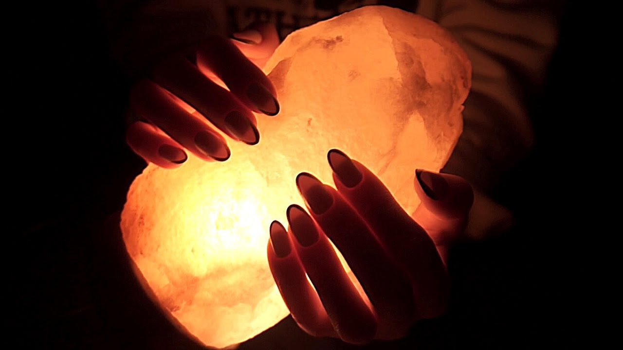 ASMR Salt Lamp Scratching | Fast & Slow Scratching | No Talking