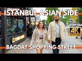 Istanbul shopping street bagdat caddesi 4k walking tour in asian side 1 may 2024