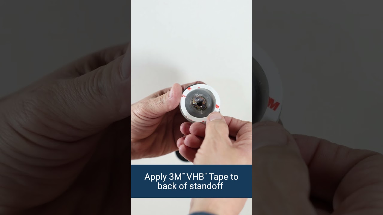 WingIts Designer Grab Bar (GBWME40) Fastener Installation