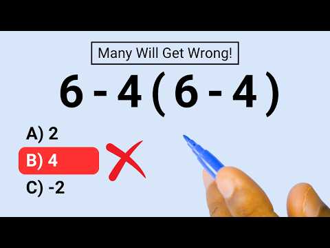Only 1% Get This PEMDAS Question Right!