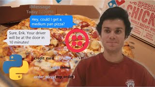 ORDERING PIZZA WITH CODE