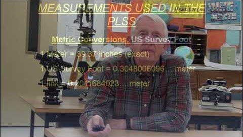 Public Land Survey System, Part 1