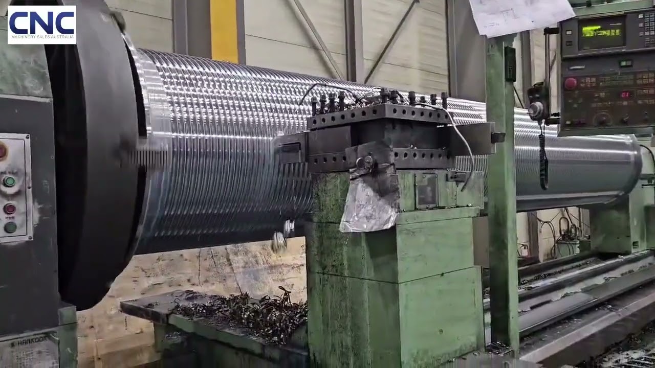 2001 Hankook Dynaturn 1700 x 8000mm Heavy Duty CNC Lathe