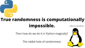 Why random module is less safer than secrets module in python? | Rabbit hole of randomness