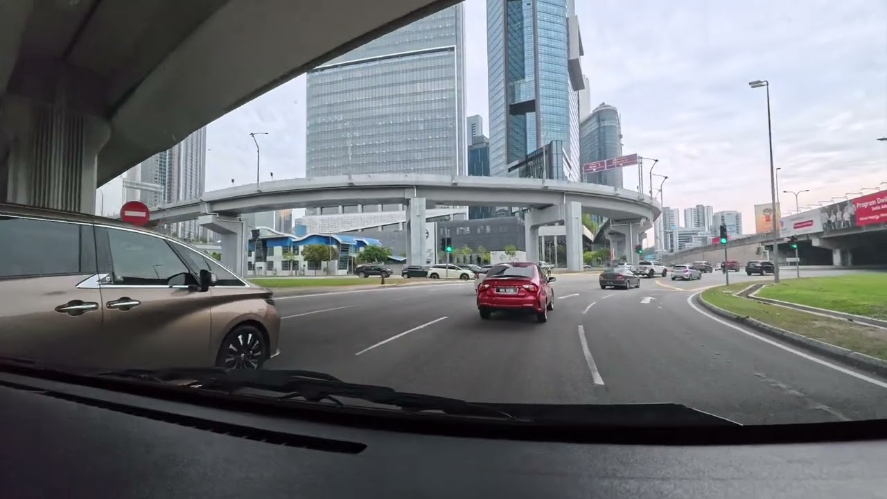 TRX loading bay from Jalan Tun Razak via kampung pandan roundabout 