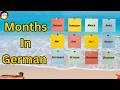 شهور السنة باللغة الألمانية مفردات ألمانية للمبتدئين
