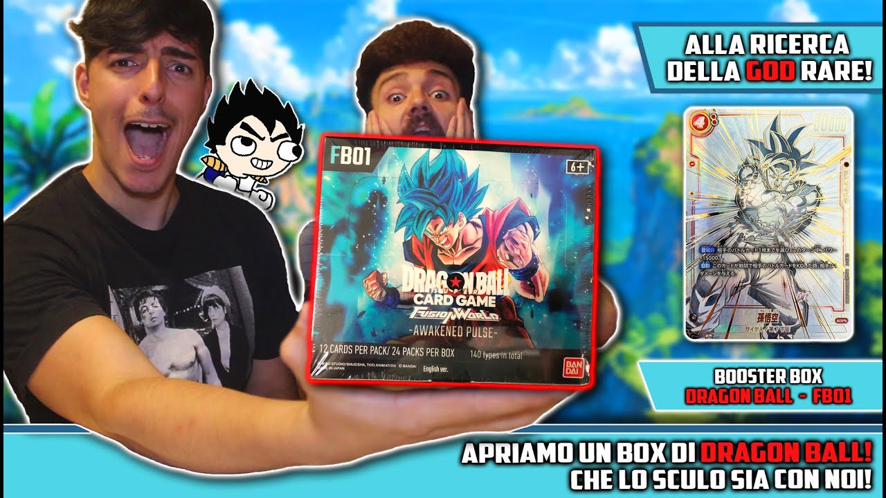 Il nostro PRIMO BOOSTER BOX di DRAGON BALL FUSION WORLD! - FB01