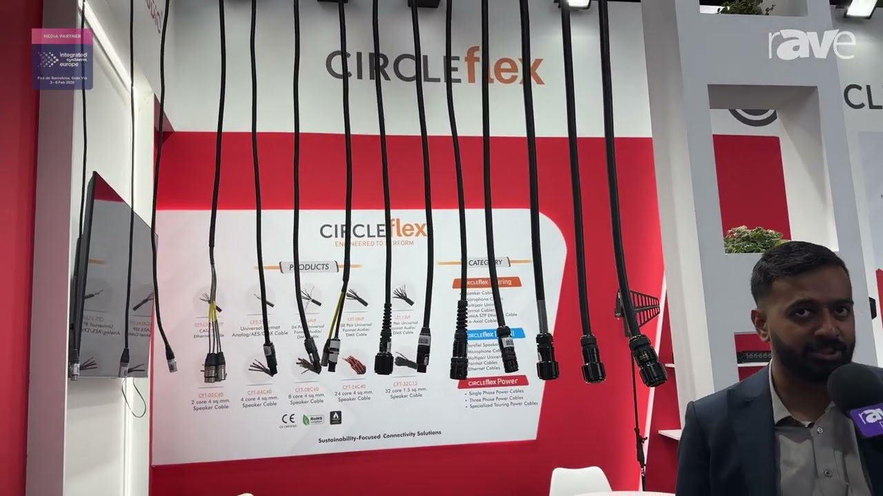 ISE 2026: Circle Pro Audio Presents Circle Flex Cable Series for AV Equipment