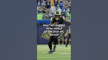What We Learned From Week 11 Of The 2025 NFL Season. #recommended #shorts #viral #fypシ