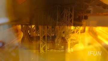 3D Printed Cat & Pig in Formlab Form2 SLA Printer with IFUN Resin