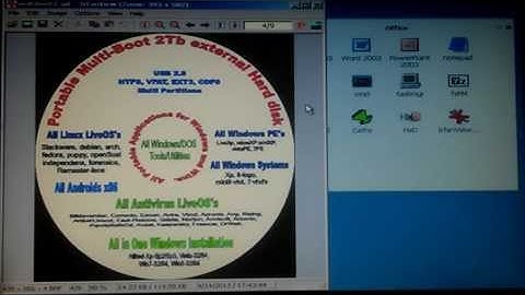 Grub4dos Multi-Boot AIO 2Tb external Hard Drive