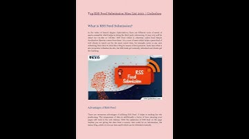 Top RSS Feed Submission Sites List 2021   Godsofseo