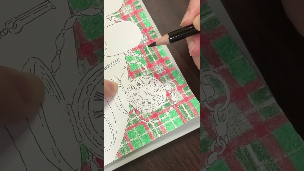 ◼️かぬり。ページ◼️ Wip🇬🇧 UK page #adultcoloringbook - YouTube