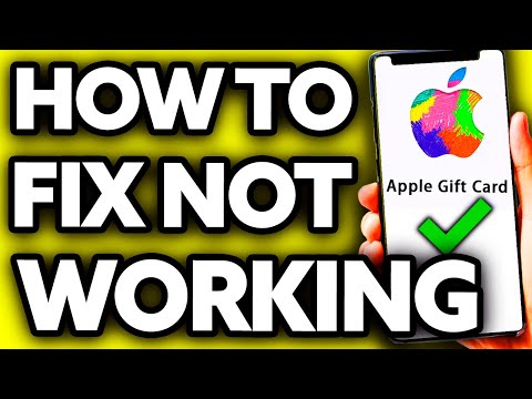 How To FIX Apple Gift Card Not Working (2025)