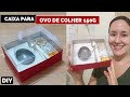 Como fazer Caixa de Ovo de Colher 150g e 3 Bombons com Tampa de Acetato DIY