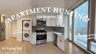 APARTMENT HUNTING IN LA! (touring 10 apartments with prices)