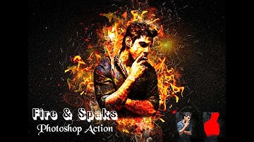 Fire & Sparks Photoshop Action